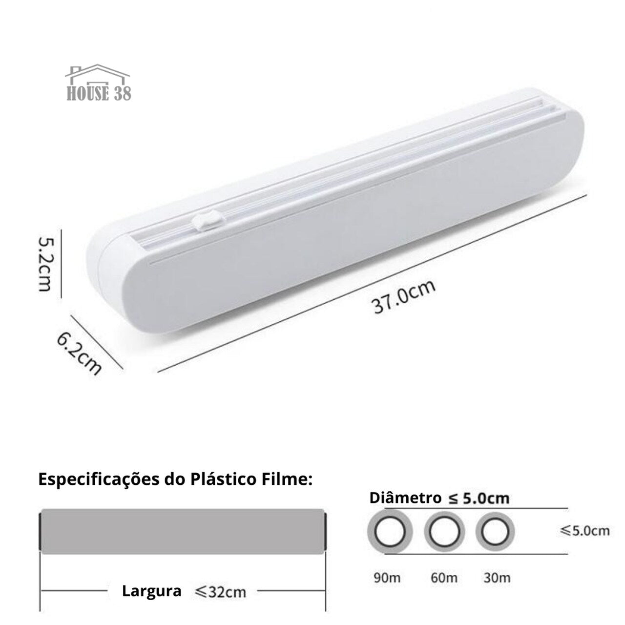 Dispenser PlastFilm Corte Fácil