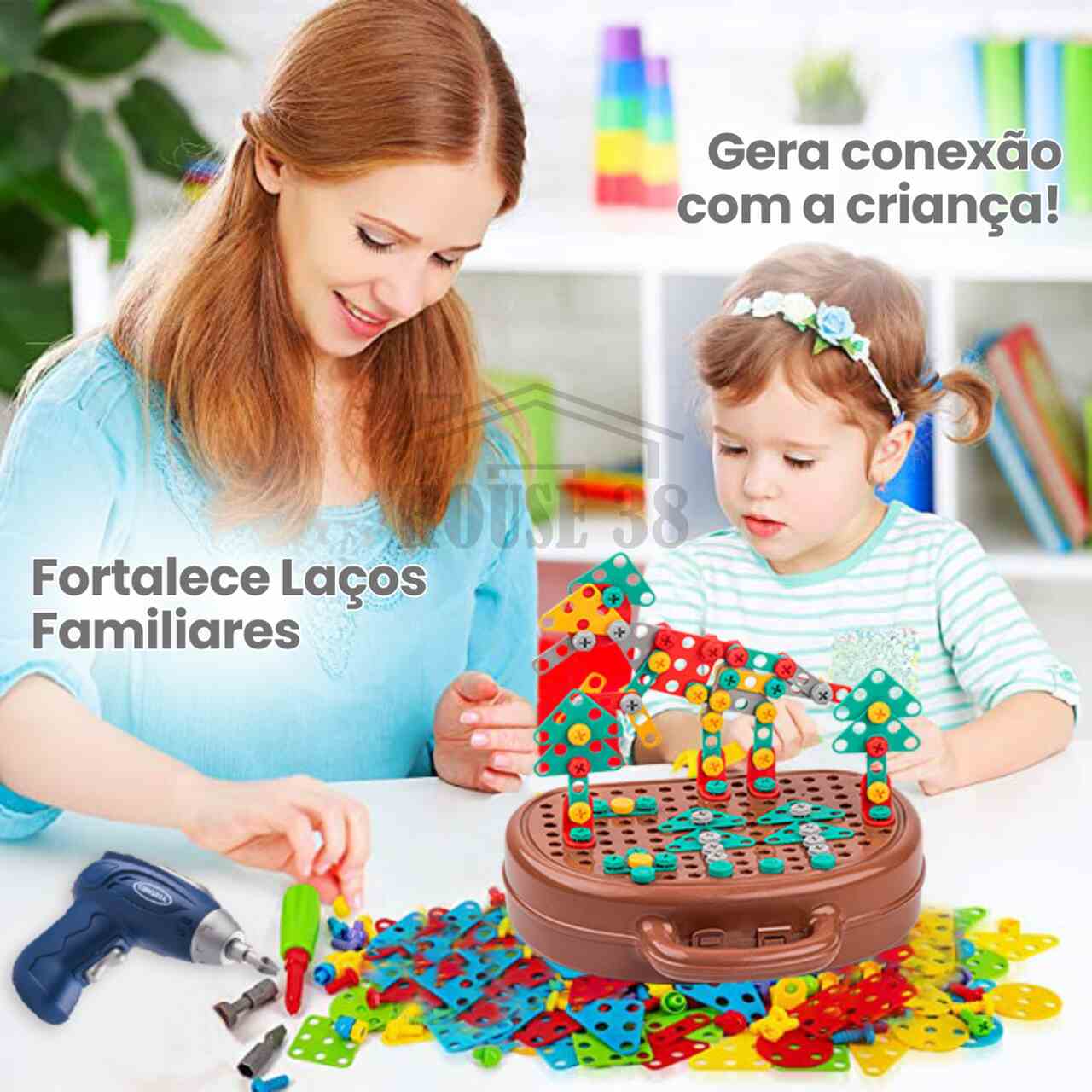 Maleta Urso Oficina Divertida