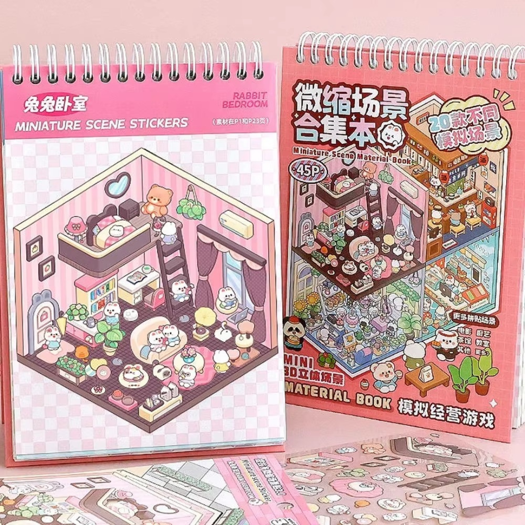 Cenário Adesivo ColaPop 3D - Livro