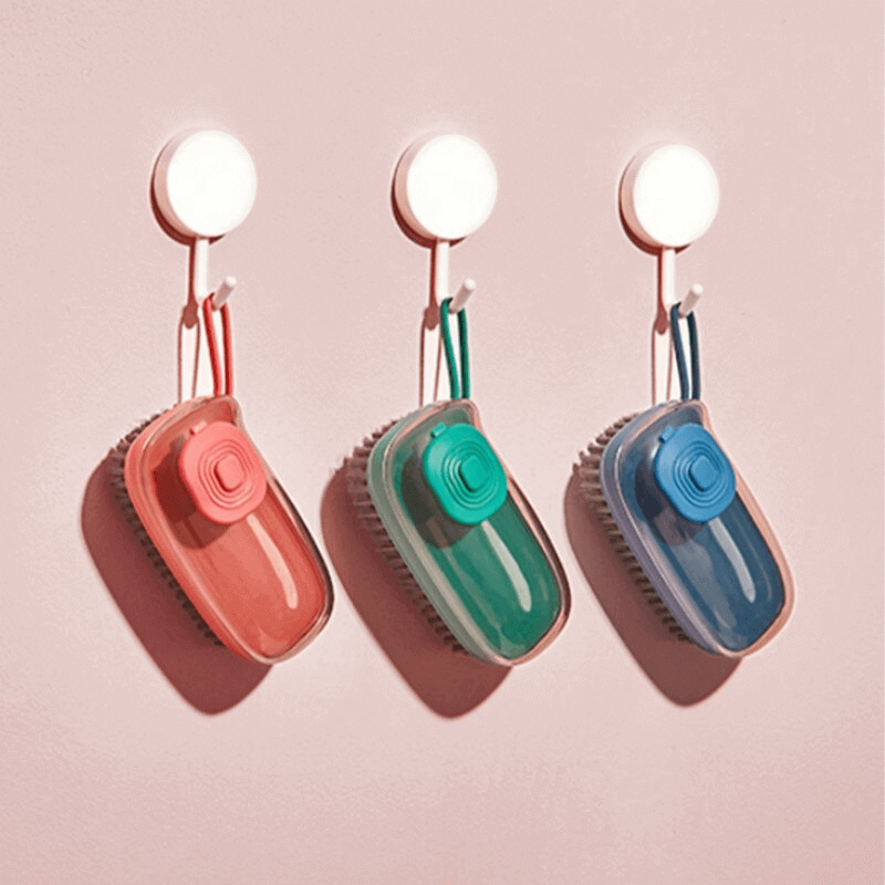 Escova com Dispensador Automático de Líquidos