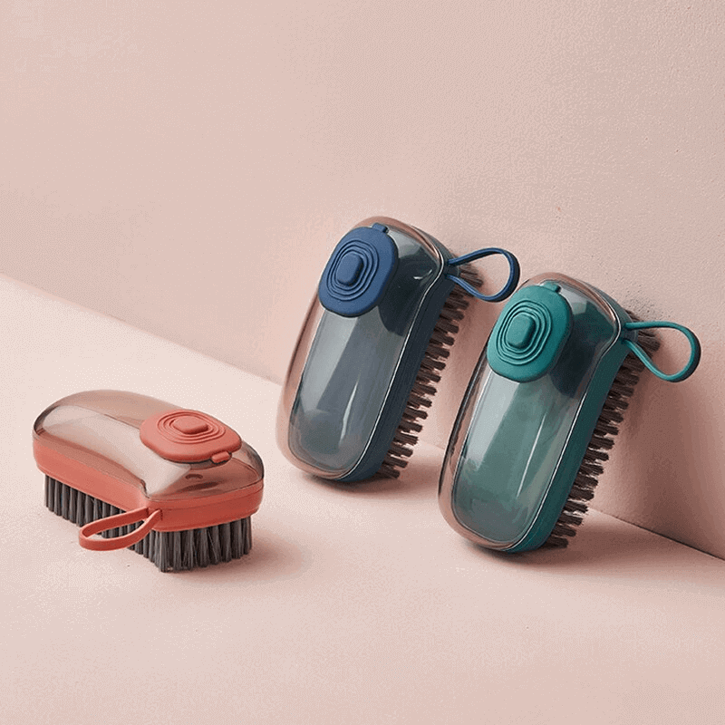 Escova com Dispensador Automático de Líquidos