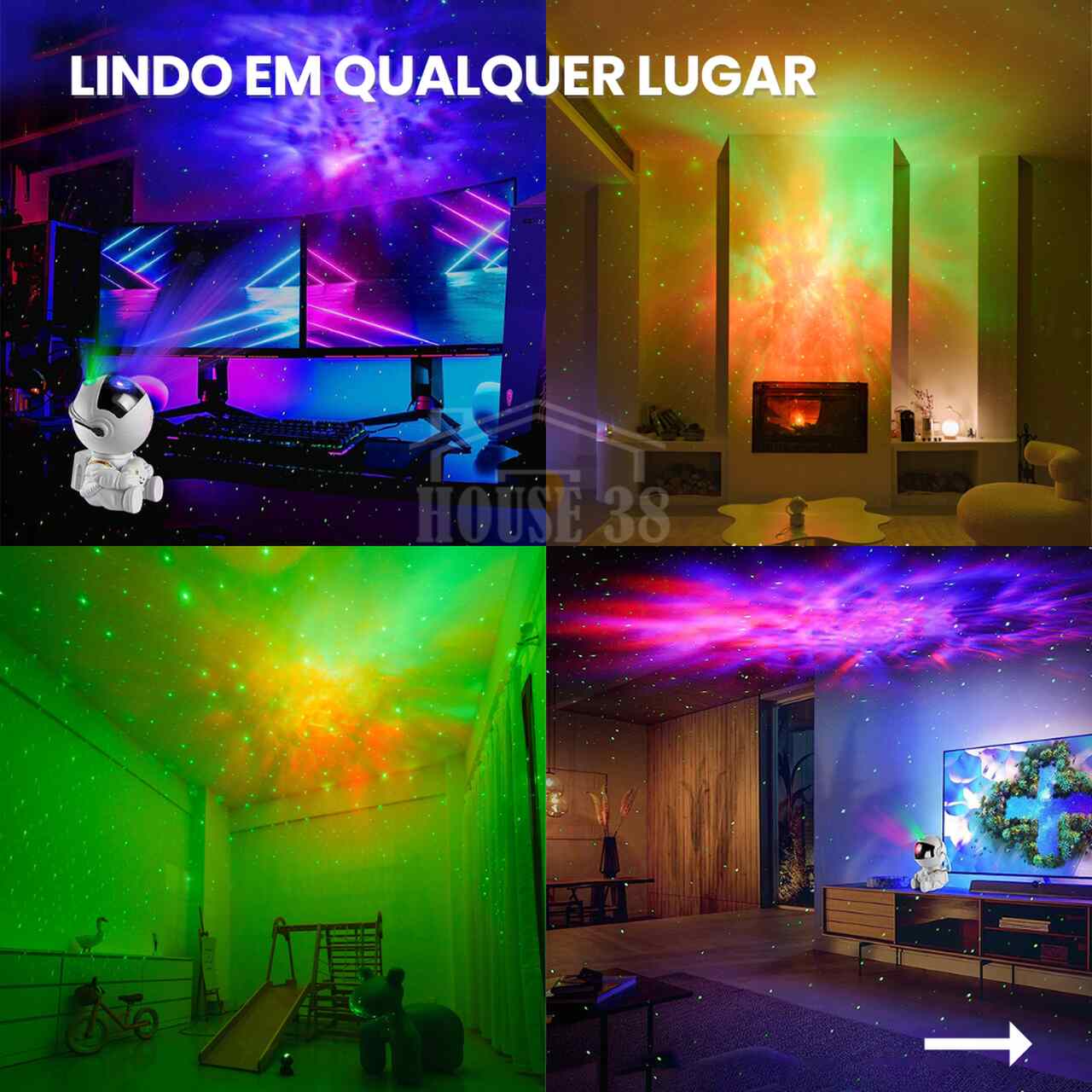 Projetor Galáxia Astronauta