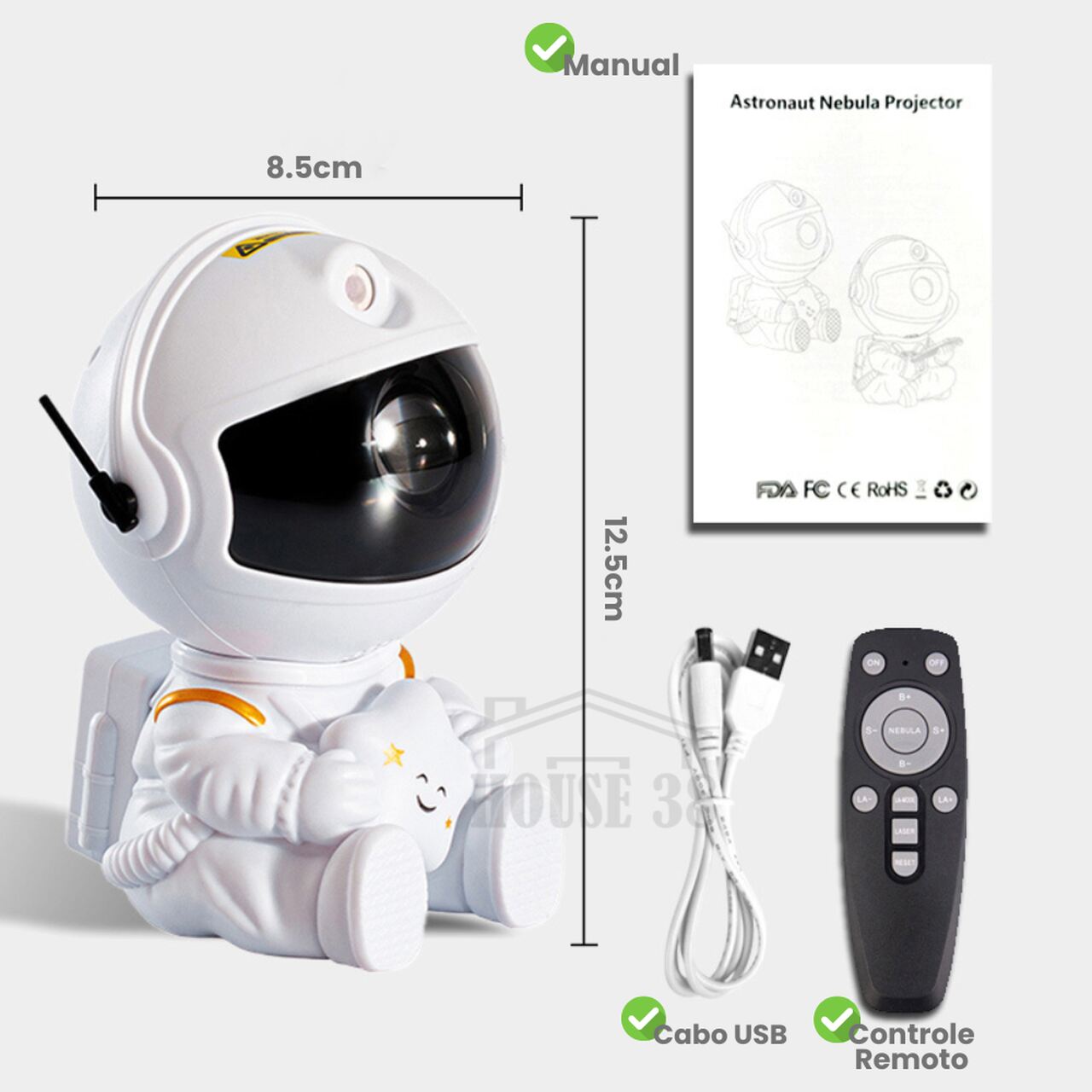 Projetor Galáxia Astronauta