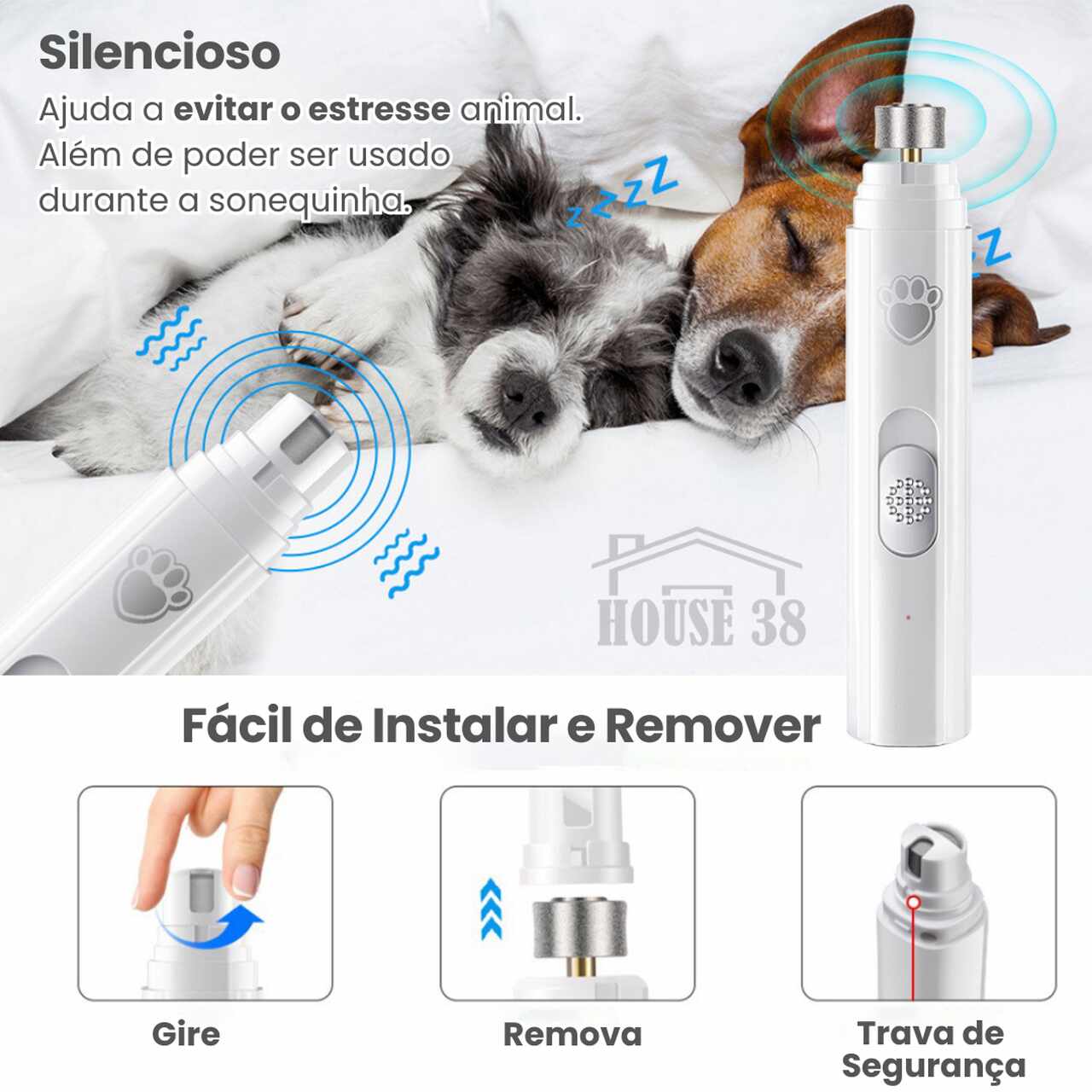 Aparador de Unhas para Pet - Indolor