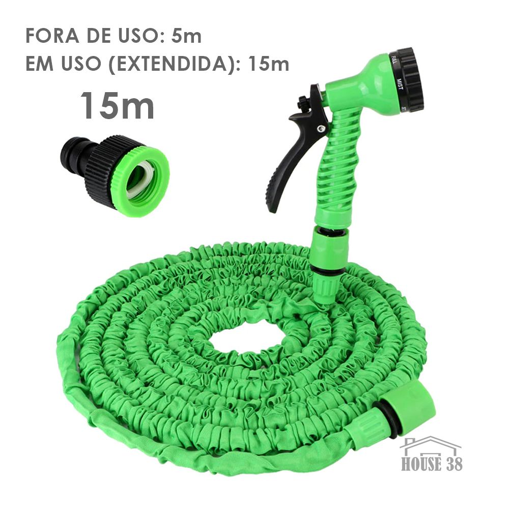 Mangueira Expansível Com Pistola D'água